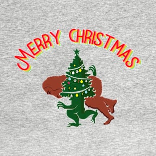 Christmas tree steals bigfood T-Shirt